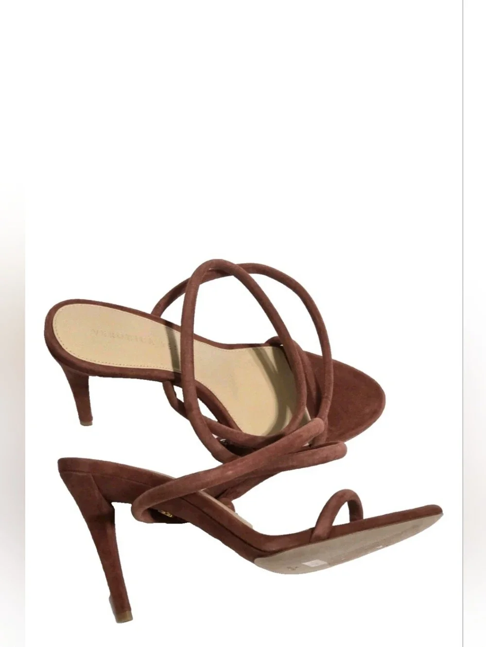 Veronica Beard Marceline Redwood Suede Sandal